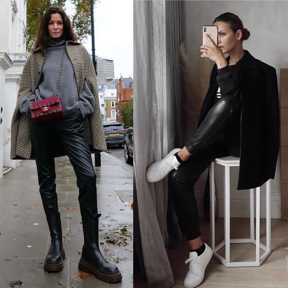 Commando Faux Leather Jogger Pants - Picture 4 of 15